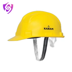 Yellow Karam safety helmet