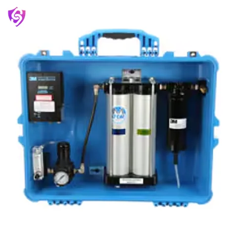 3M Portable Compressed Air Filter and Regulator Panel 256-02-00, 50 cfm, 4 outlets, with Carbon Monoxide Filtration and Monitor