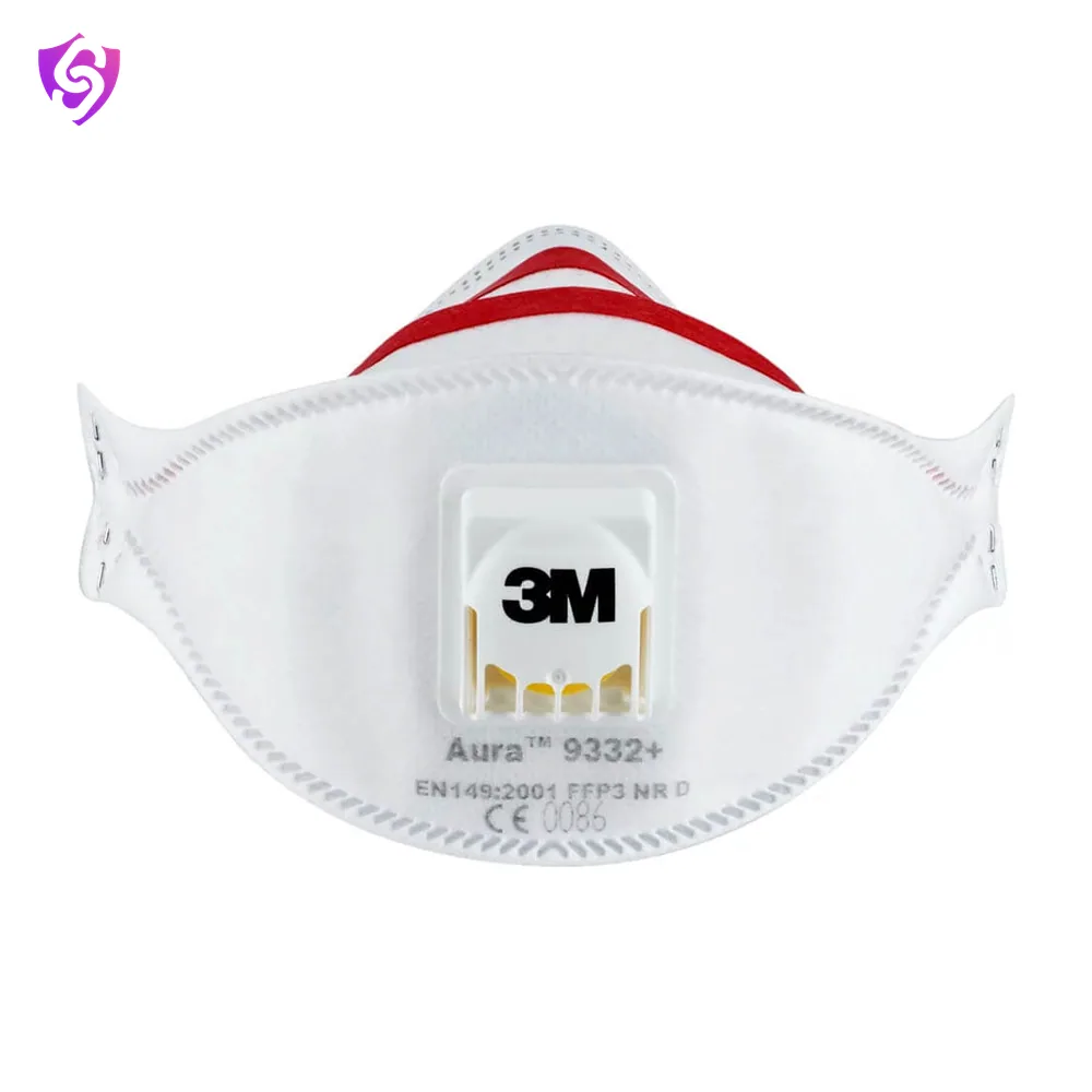 3M Aura™ Disposable Respirator 9332+, FFP3, Valved