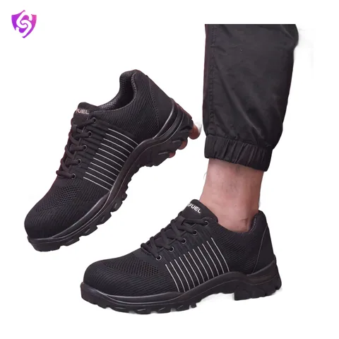 Fuel Aqua Knitted Upper in PU Sole with 200J Composite Toe Lightweight Industrial Work Safety Shoes for Men safety shoes