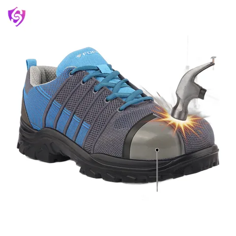 Fuel Aqua Knitted Upper in PU Sole with 200J Composite Toe Lightweight Industrial Work Safety Shoes for Men safety shoes