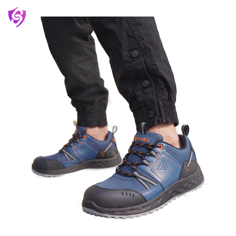 Fuel Flute Synthetic Upper & PVC double density Sole Industrial Steel Toe Safety Shoes for Men safety shoes