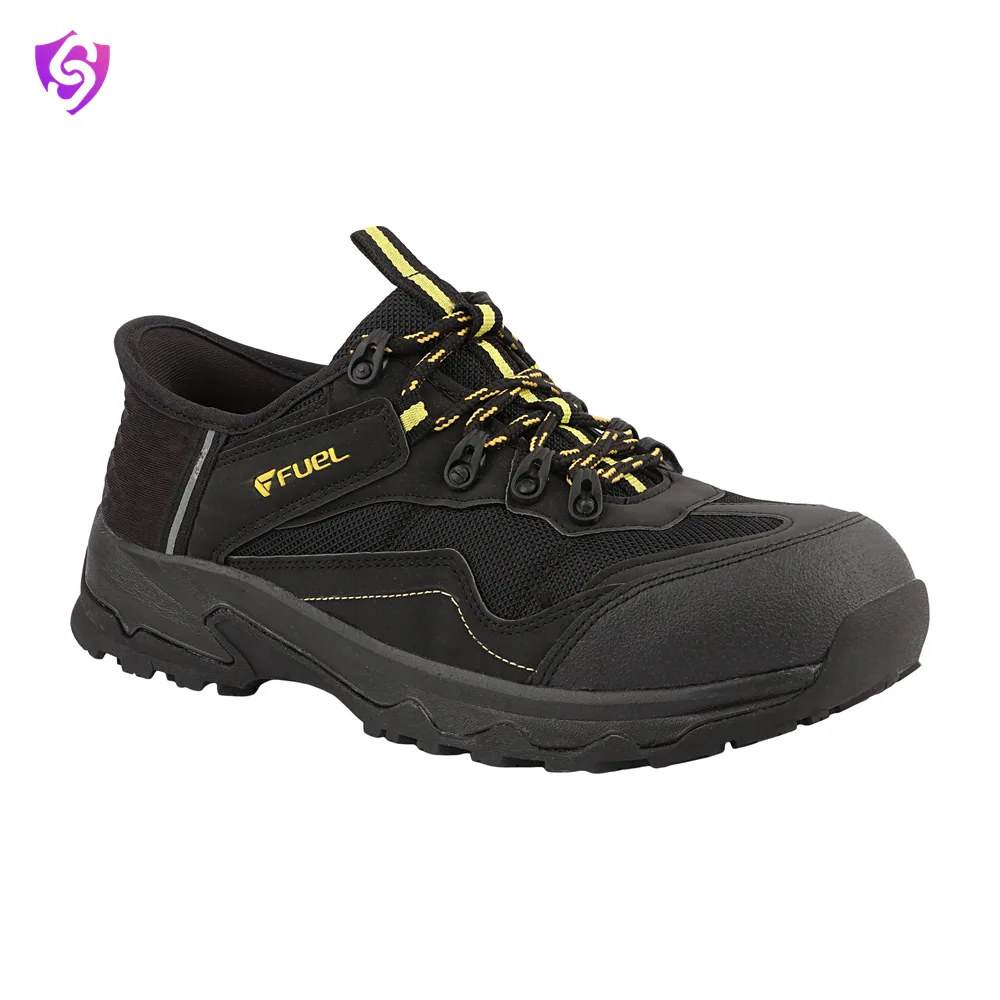 Fuel Futurix Lightweight Composite Toe and Breathable Mesh Upper with EVA+Rubber Anti-Slip Sole Lace-Up Industrial Work Safety Shoes for Men's safety shoes