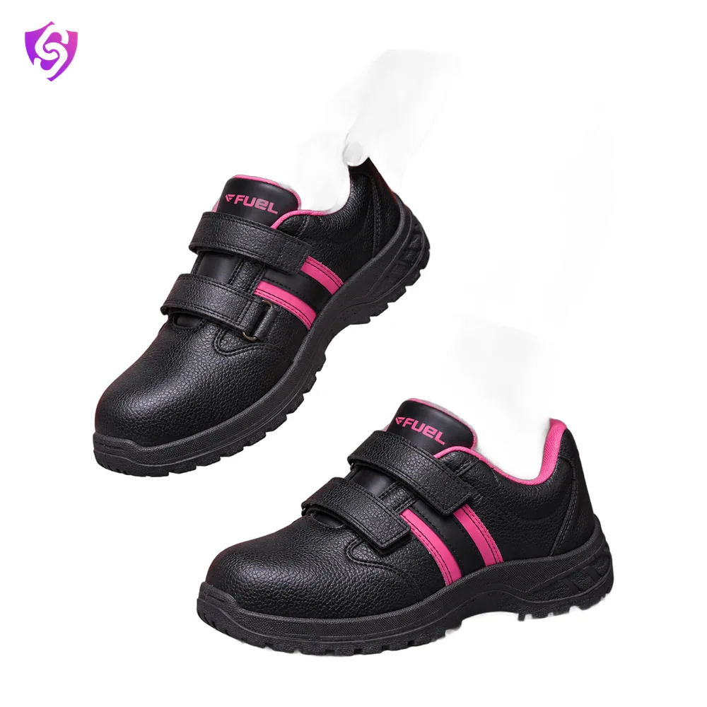 Fuel Riga Leather Safety Shoes for Women's Steel Toe Cap With Single Density PVC Sole safety shoes