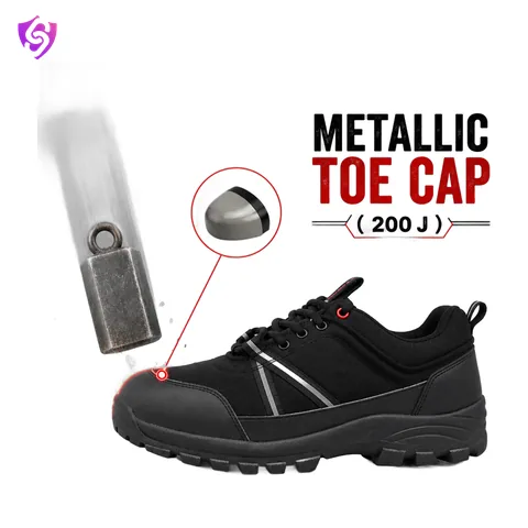 Fuel Rugged Wings Industrial Nitrile Rubber Sole Safety Shoes with 200J Toe Protection for Men safety shoes