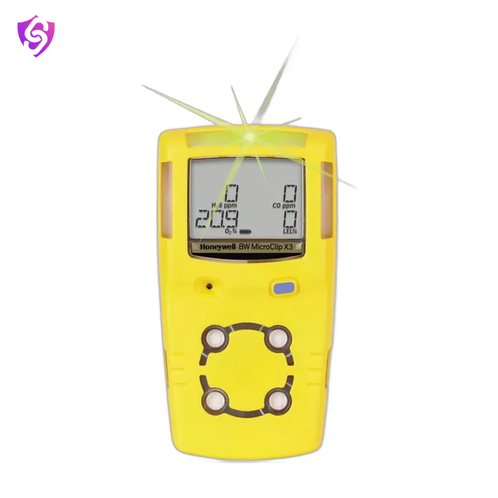Honeywell GasAlertMicroClip X3 2-Gas Detector Yellow