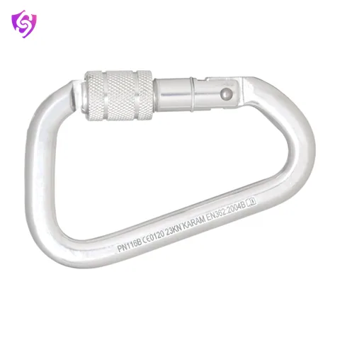 Karam Aluminium Screw Locking Bulb type Karabiner