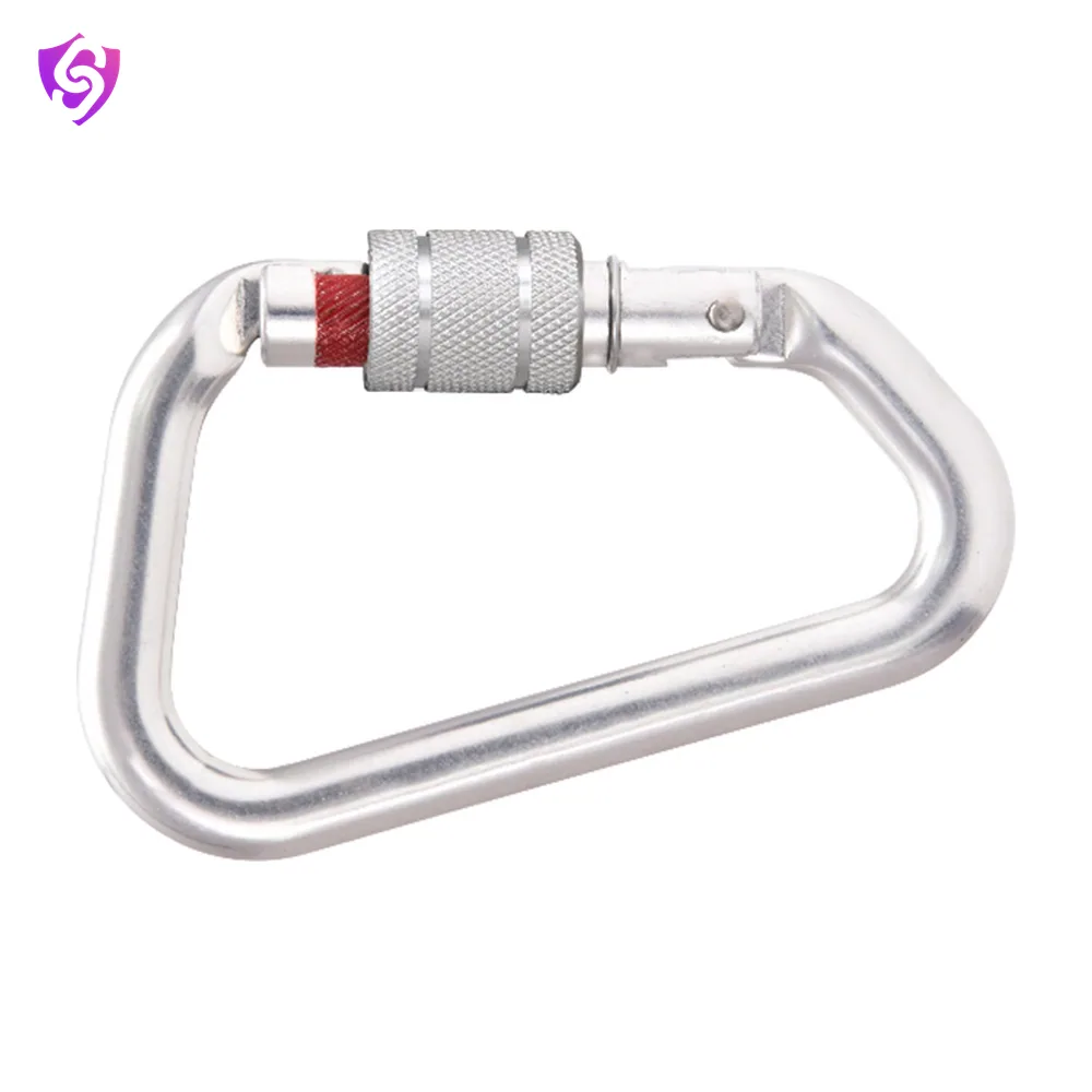 Karam Aluminium Screw Locking Bulb type Karabiner with Lock Indicator