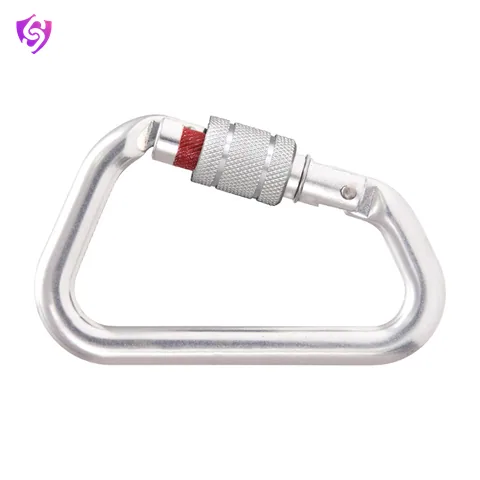 Karam Aluminium Screw Locking Karabiner with Lock Indicator