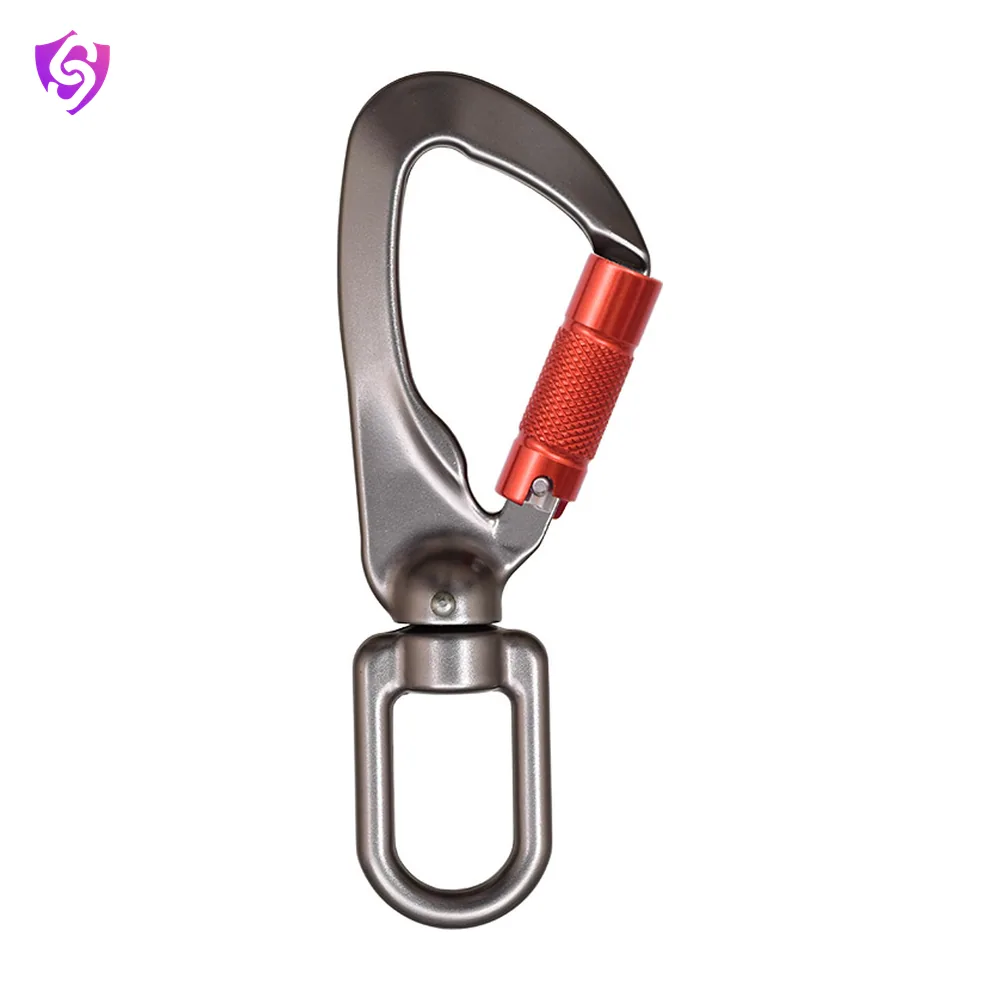 Karam Aluminium Swivel Triple Action Locking Bulb type Hook with Fall Indicator