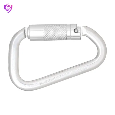 Karam Aluminium Triple Action Locking Bulb type Karabiner
