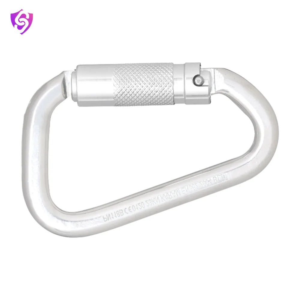 Karam Aluminium Triple Action Locking Bulb type Karabiner