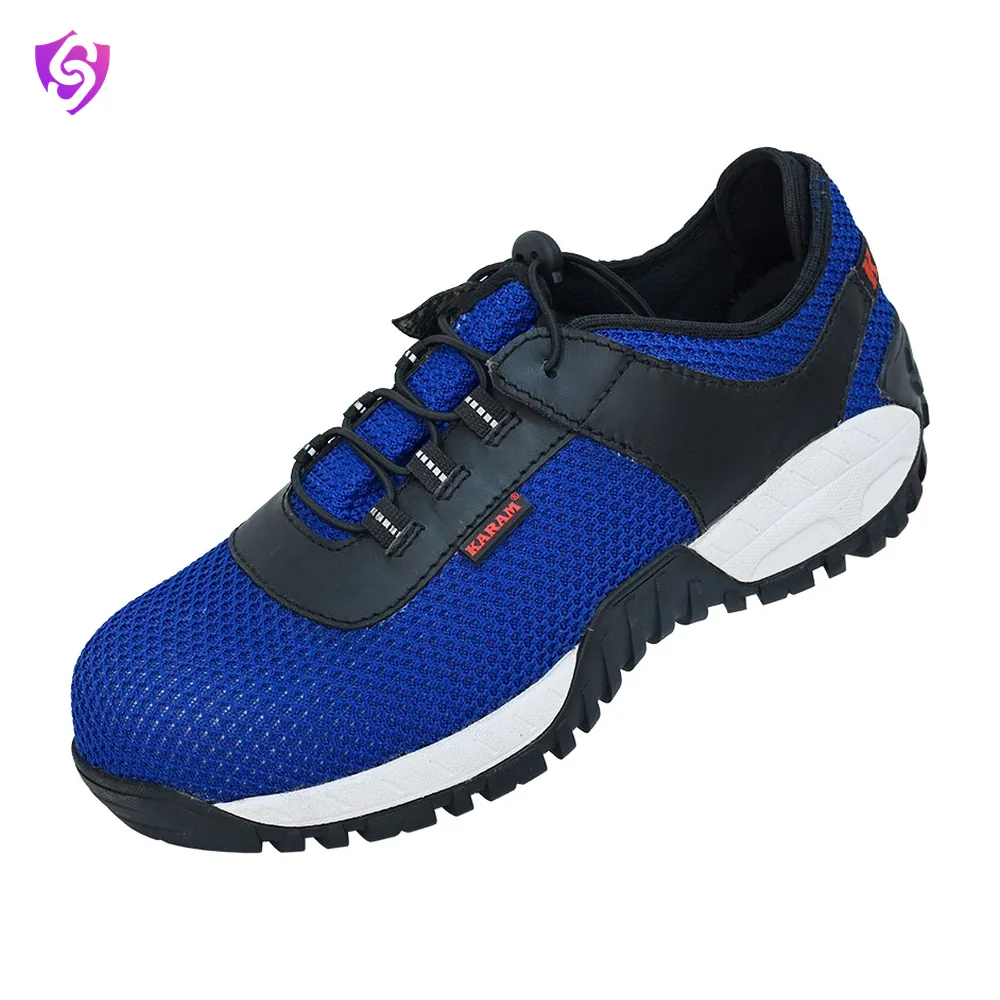 Karam Blue G-Tex Fabric Low Ankle Safety Shoes