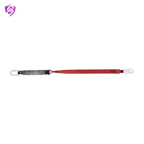 Karam Energy Absorbing 44mm Webbing Lanyard One Side Karabiner PN112 and Other Side Hook PN121