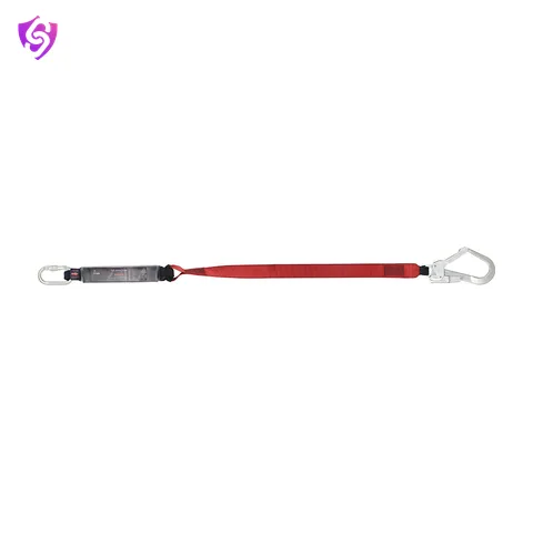 Karam Energy Absorbing 44mm Webbing Lanyard One Side Karabiner PN112 and Other Side Hook PN131N