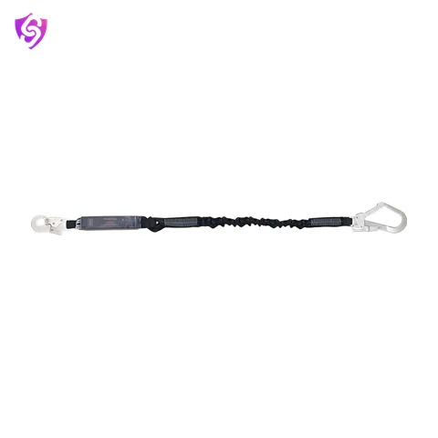 Karam Energy Absorbing Expandable Webbing Edge Safe Lanyard with One Side Hook PN121 and other Side Hook PN131N
