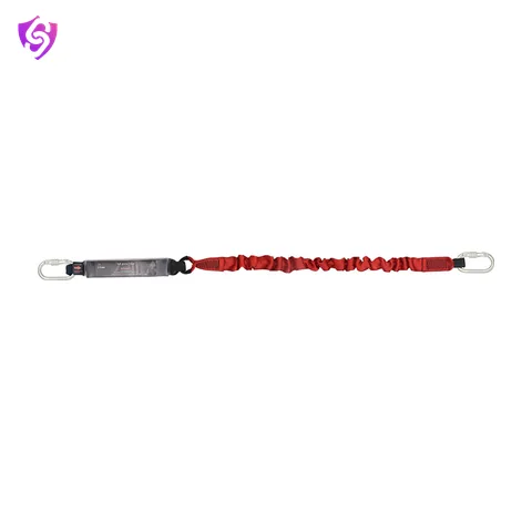 Karam Energy Absorbing Expandable Webbing Lanyard with Both Side Karabiner PN 112