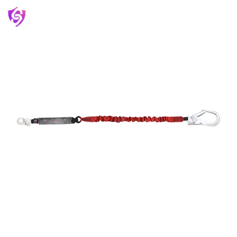 Karam Energy Absorbing Expandable Webbing Lanyard with one Side Hook PN 121 and Other Side Hook PN131N