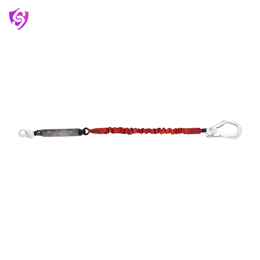 Karam Energy Absorbing Expandable Webbing Lanyard with one Side Hook PN 121 and Other Side Hook PN131N