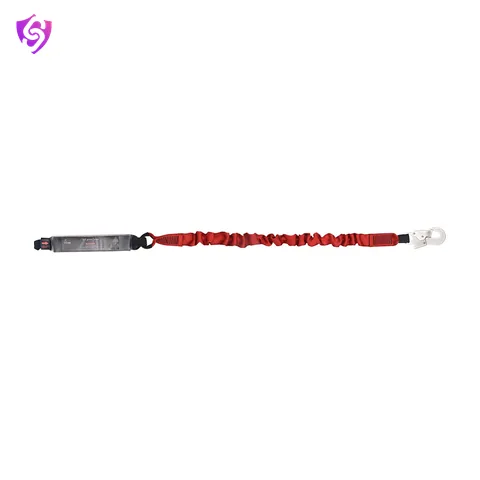 Karam Energy Absorbing Expandable Webbing Lanyard with One Side Loop and Other Side Hook PN 121