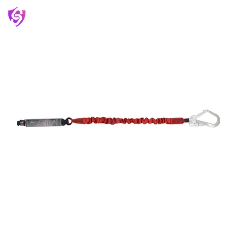 Karam Energy Absorbing Expandable Webbing Lanyard with one Side Loop and Other Side Hook PN 131N