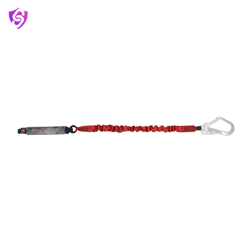 Karam Energy Absorbing Expandable Webbing Lanyard with one Side Loop and Other Side Hook PN 131N
