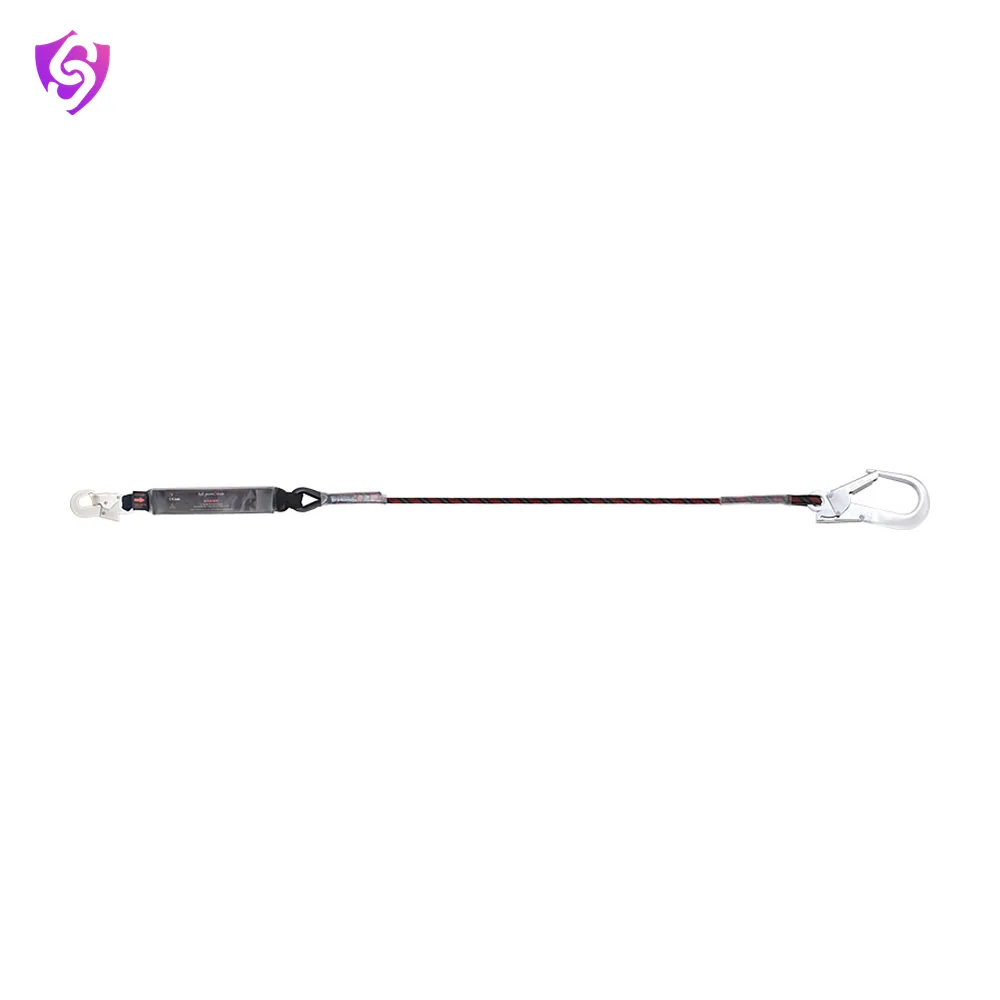 Karam Energy Absorbing Kernmantle Edge Safe Lanyard One Side Hook PN121 and other Side Hook PN136