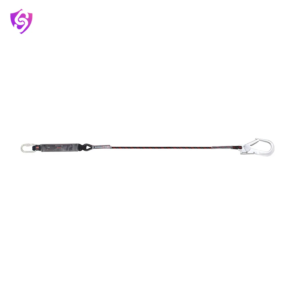 Karam Energy Absorbing Kernmantle Edge Safe Lanyard One Side Karabiner PN112 and other Side Hook PN131N