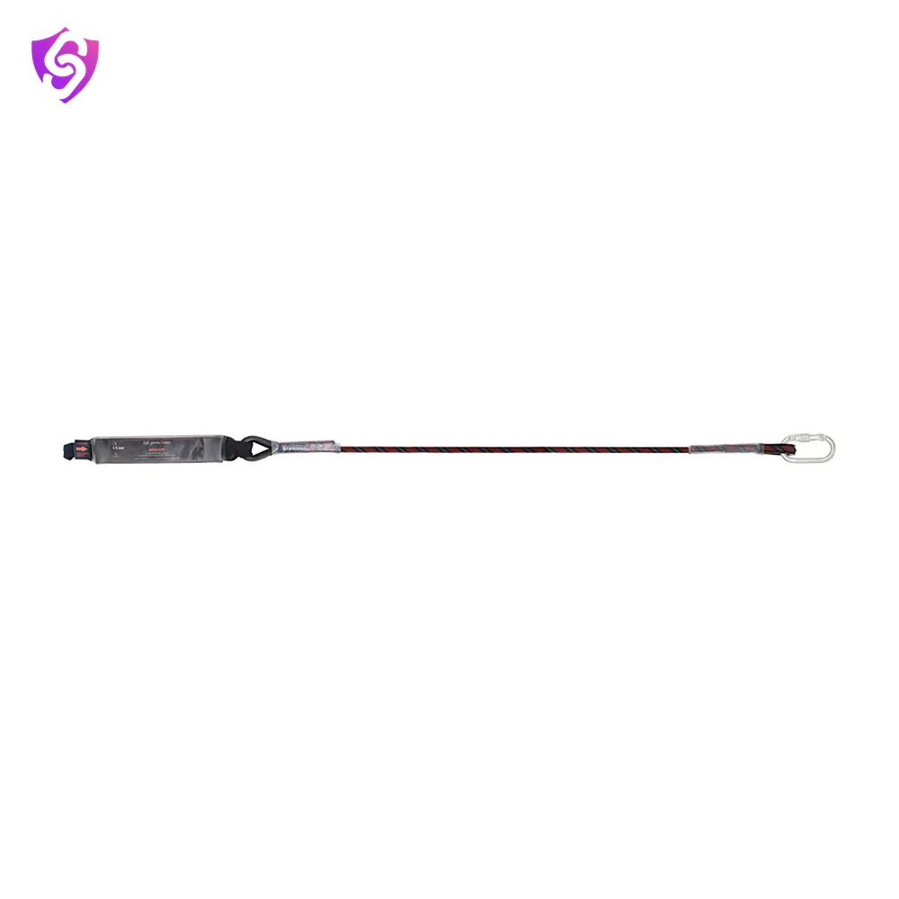 Karam Energy Absorbing Kernmantle Edge Safe Lanyard One Side Loop and other Side Karabiner PN112
