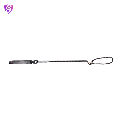 Karam Energy Absorbing Kernmantle Rope Adjustable Lanyard with Both Side Loop