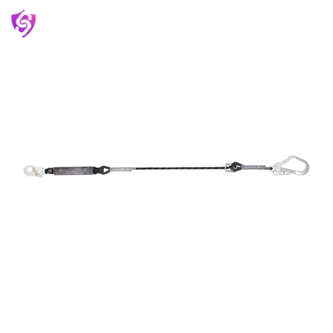 Karam Energy Absorbing Kernmantle Rope Adjustable Lanyard with One Side Hook PN121 and other Side Hook PN131N