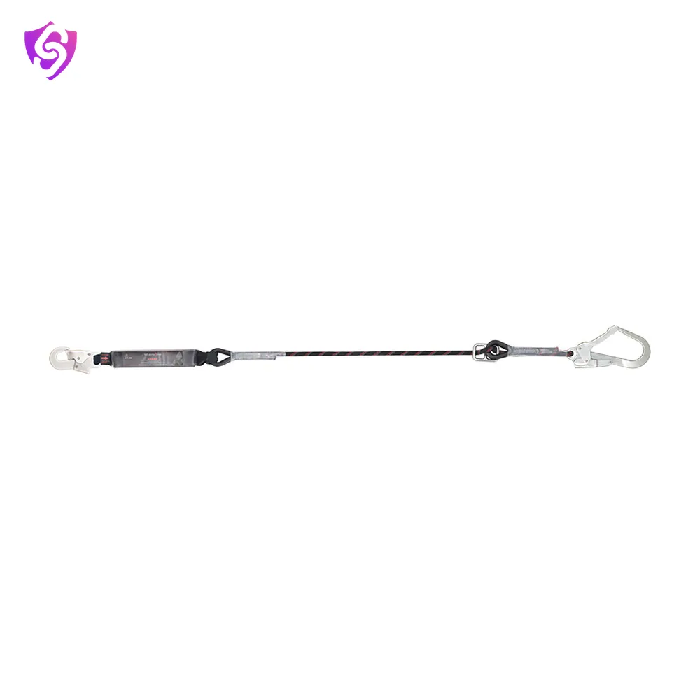 Karam Energy Absorbing Kernmantle Rope Adjustable Lanyard with One Side Hook PN121 and other Side Hook PN131N