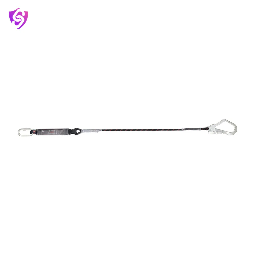 Karam Energy Absorbing Kernmantle Rope Lanyard One Side Karabiner PN112 and Other Side Hook PN131N