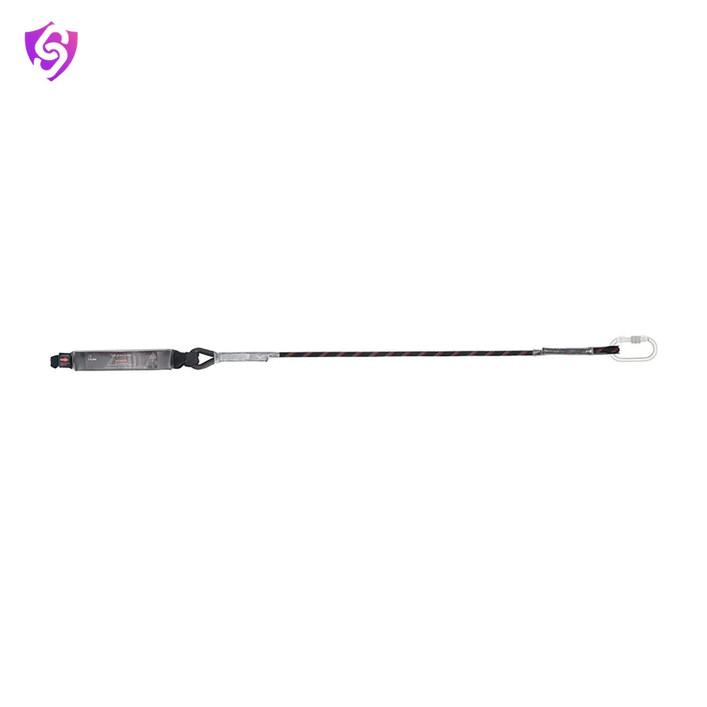 Karam Energy Absorbing Kernmantle Rope Lanyard One Side Loop and Other Side Karabiner PN112