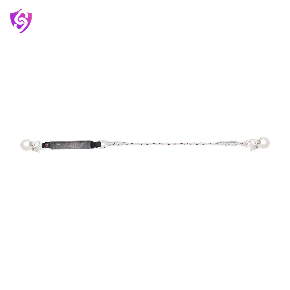 Karam Energy Absorbing Twisted Rope Lanyard Both Side Hook PN121
