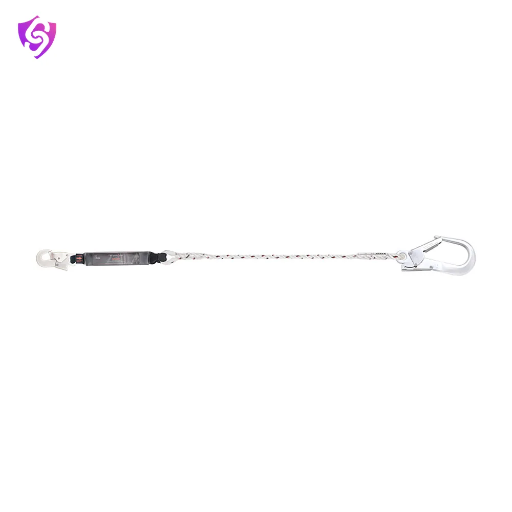 Karam Energy Absorbing Twisted Rope Lanyard One Side Hook PN121 and Other Side Hook PN136