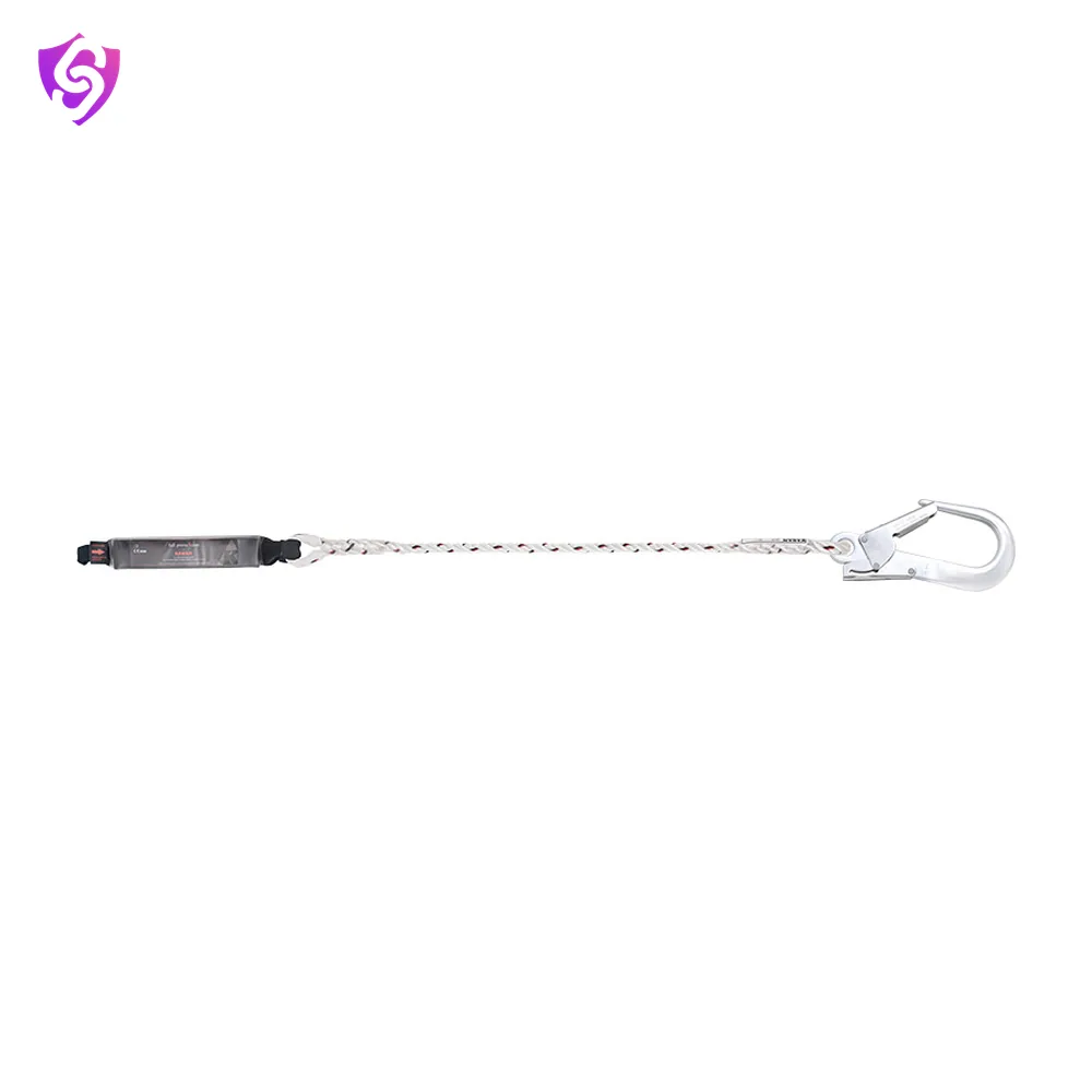 Karam Energy Absorbing Twisted Rope Lanyard One Side Loop and Other Side Hook PN136