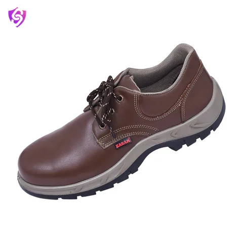 Karam Executive Lace-up Brown Leather Safety Shoes