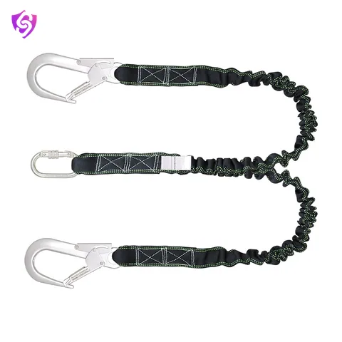 Karam Expandable Internal Shock Absorbing Twin Lanyard