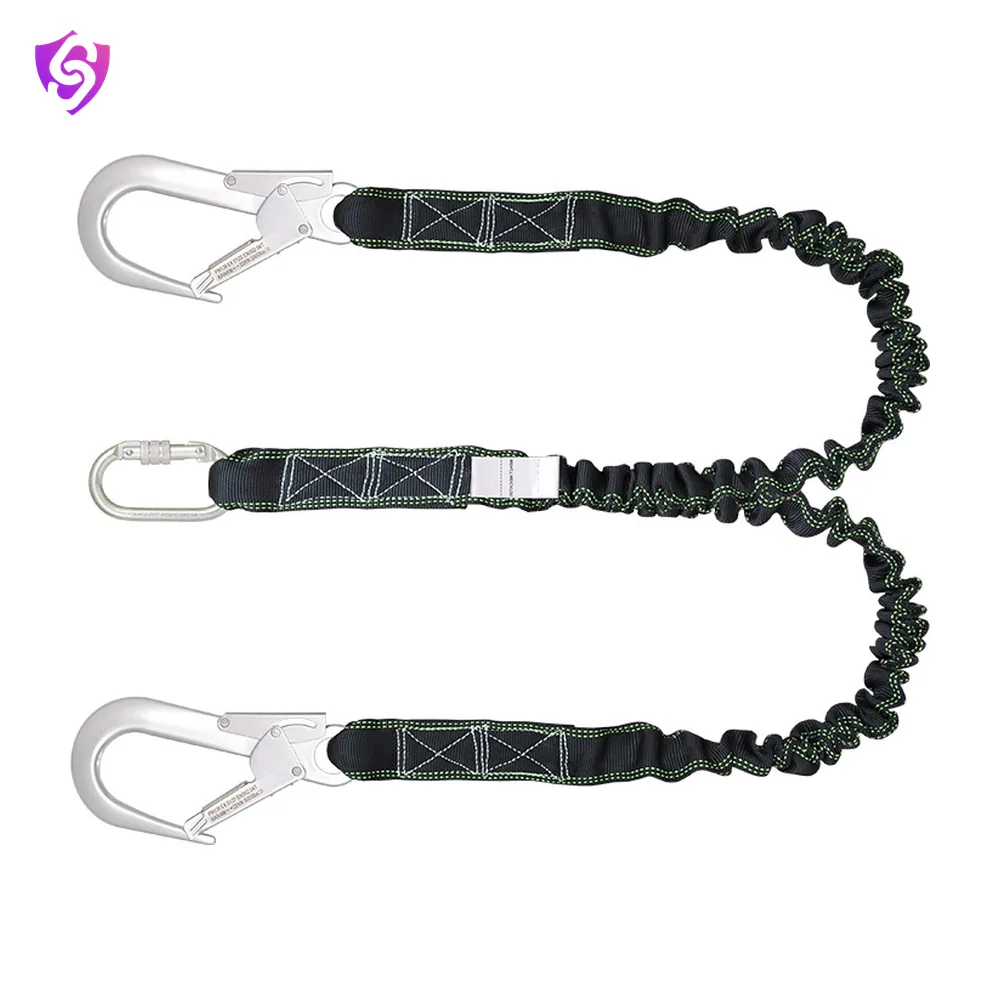 Karam Expandable Internal Shock Absorbing Twin Lanyard