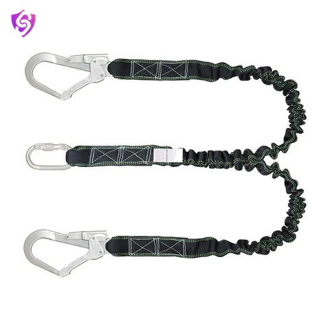 Karam Expandable Internal Shock Absorbing Twin Lanyard