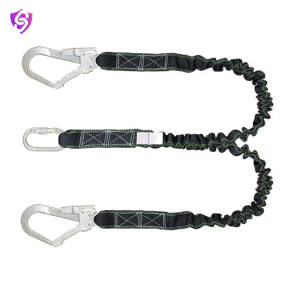 Karam Expandable Internal Shock Absorbing Twin Lanyard