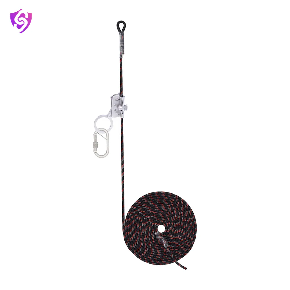 Karam Guided Type Fall Arrester System on Flexible Anchorage Line