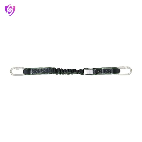 Karam Internal Shock Absorbing Expandable Lanyard Both Side Karabiner PN 112