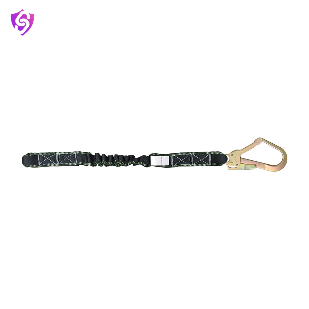 Karam Internal Shock Absorbing Expandable Lanyard One Side Loop and Other Side Hook PN 131N