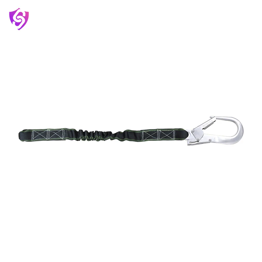 Karam Internal Shock Absorbing Expandable Lanyard One Side Loop and Other Side Hook PN 136