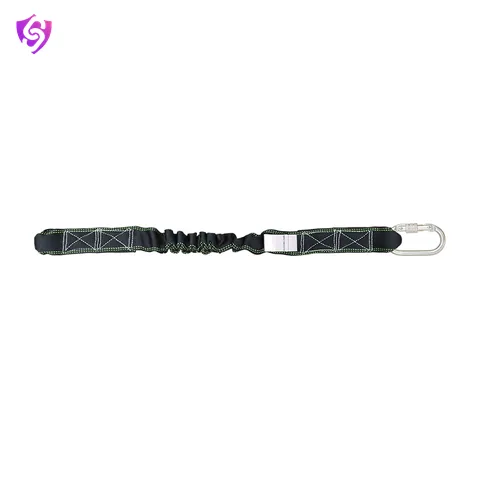 Karam Internal Shock Absorbing Expandable Lanyard One Side Loop and Other Side Karabiner PN 112