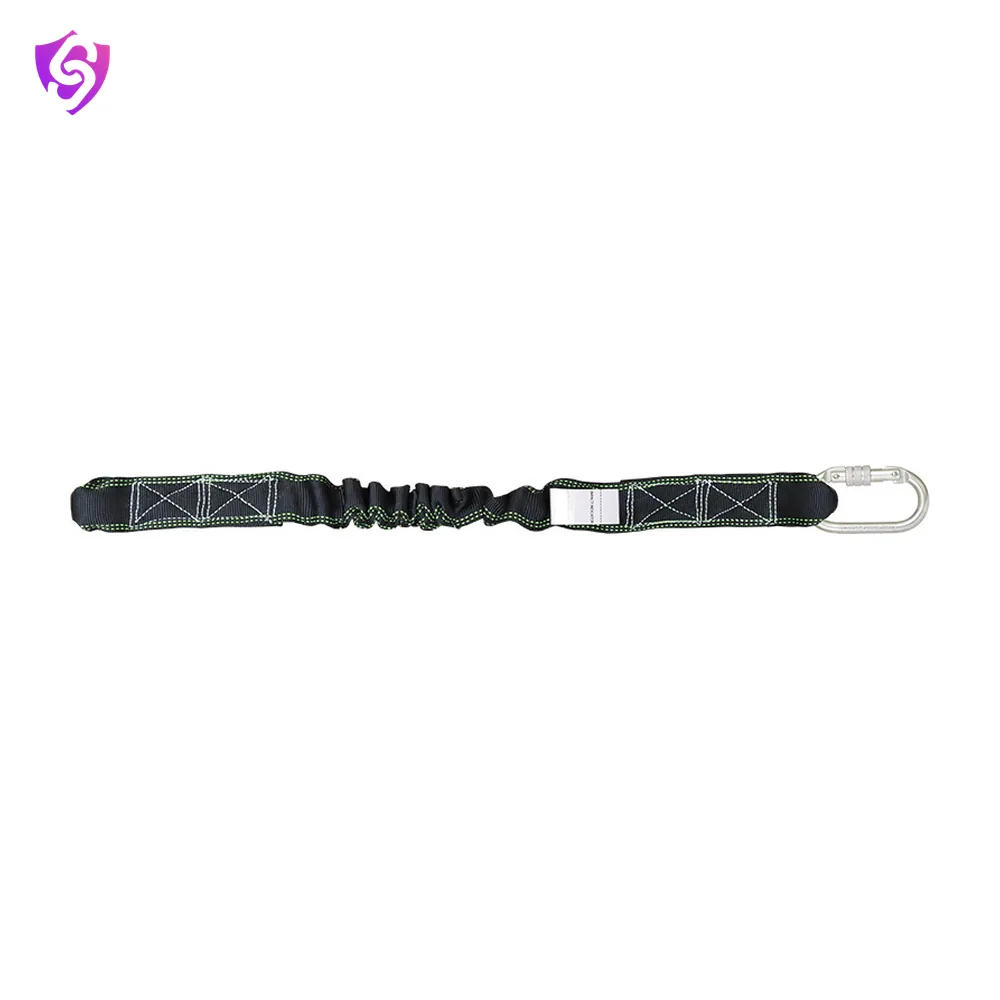 Karam Internal Shock Absorbing Expandable Lanyard One Side Loop and Other Side Karabiner PN 112