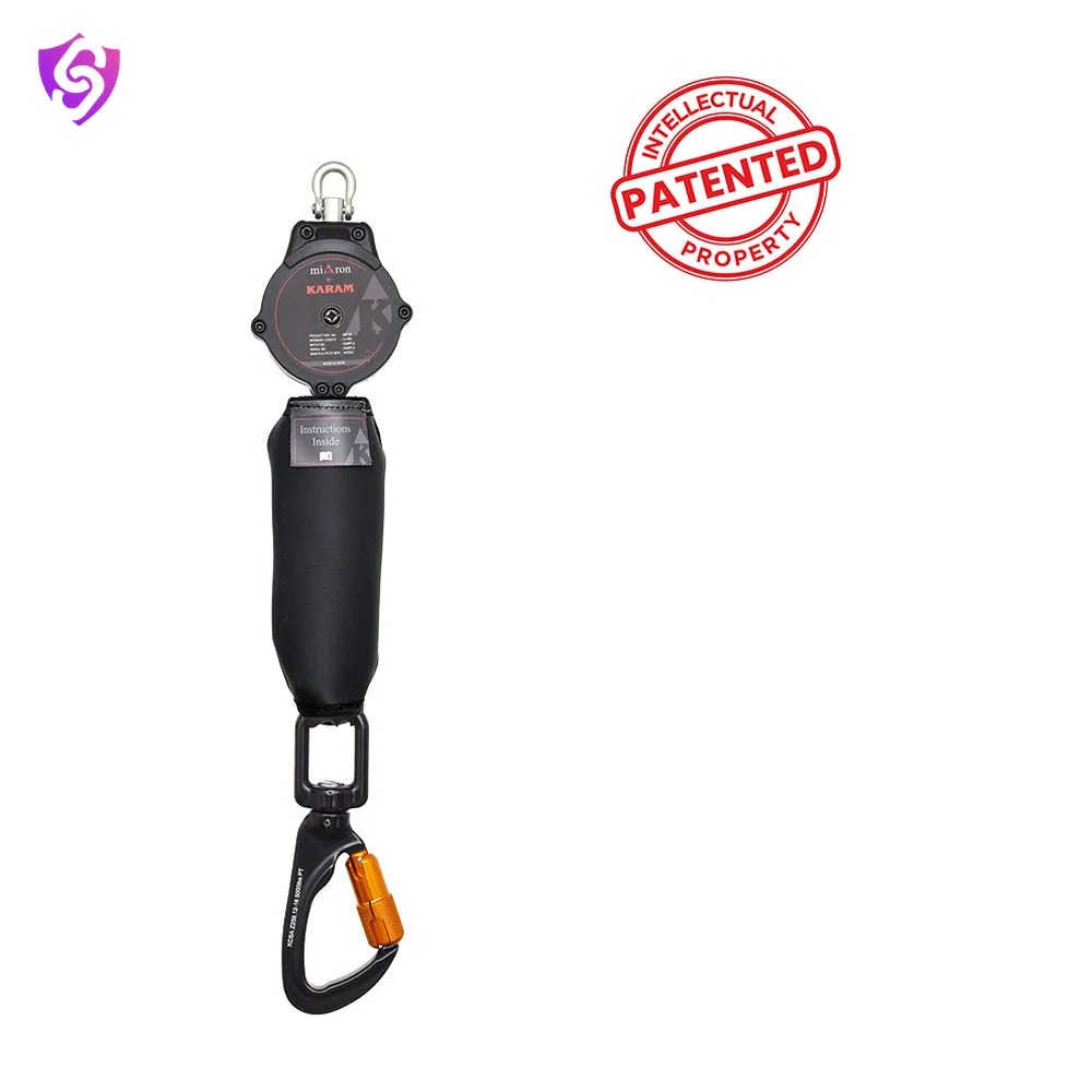 Karam Micron Block 2 Meter Aluminium Swivel Quarter Turn Locking Bulb Type Hook with Fall Indicator