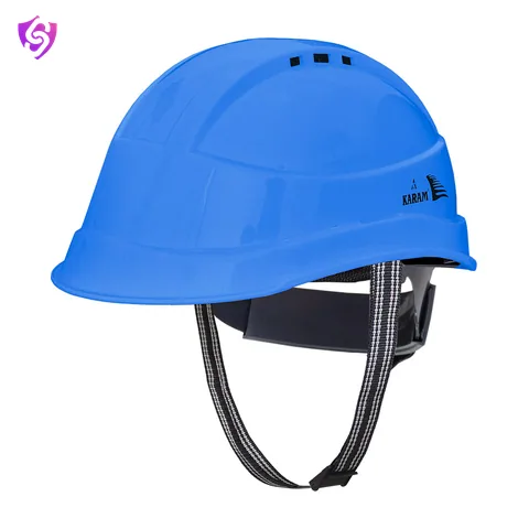 Karam Peakless Designed Safety Helmet with Ratchet Type Adjustment and Ventilators